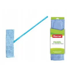 MASTER MOP PŁASKI Z MIKROFIBRY DO PANELI I DREWNA Z KIJEM TELESKOPOWYM